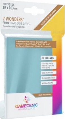 Picture of Gamegenic Gamegenic: Prime 7 Wonders Sleeves (67x103 mm), 80 sztuk