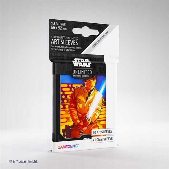 Изображение Gamegenic Gamegenic: Star Wars Unlimited - Art Sleeves - Luke Skywalker