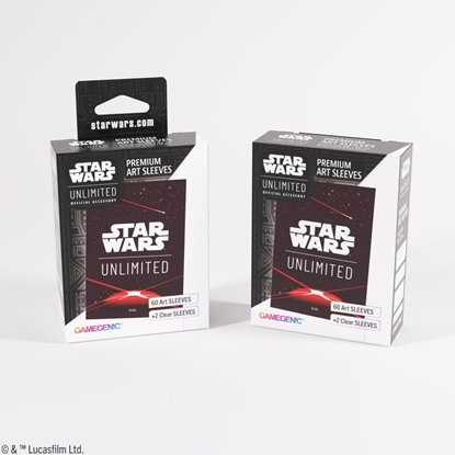 Picture of Gamegenic: Star Wars Unlimited - Premium Art Sleeves - Card Back Red