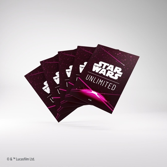 Picture of Gamegenic: Star Wars Unlimited Card Game - Art Sleeves - Card Back Magenta