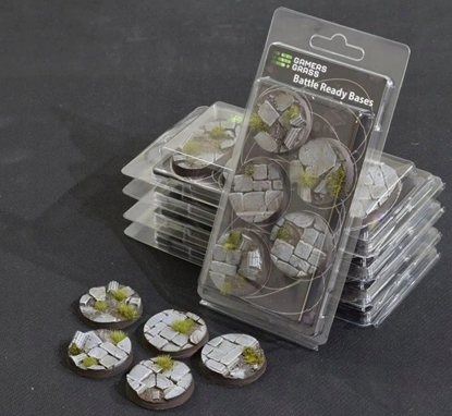 Attēls no Gamers Grass Gamers Grass: Bases Round - Temple 40 mm (5 szt.)