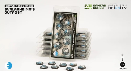 Picture of Gamers Grass Gamers Grass: Infinity - Svalarheimas Outpost - Round 25mm (x8)