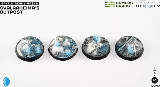 Picture of Gamers Grass Gamers Grass: Infinity - Svalarheimas Outpost - Round 40mm (x4)