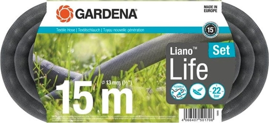 Picture of Gardena Textile Hose Liano Life 1/2 , 15 m Set
