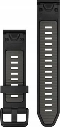 Attēls no Garmin Garmin QuickFit-Armband 20 mm Silikon Schwarz/Kieselgrau