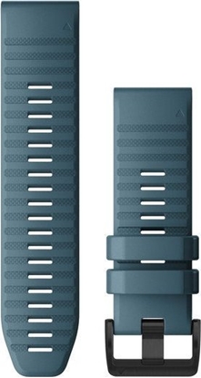 Picture of Garmin Fenix 6X 26mm QuickFit Watch Band, Lakeside Blue Silicone