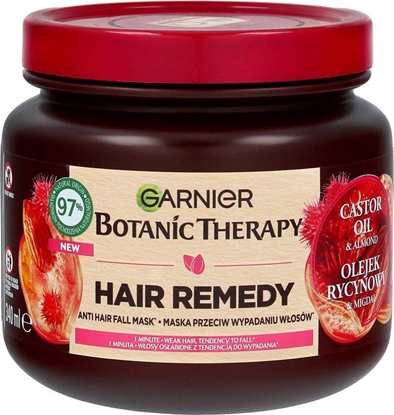 Изображение Garnier Botanic Therapy Maska przeciw wypadaniu wosów z olejkiem rycynowym 340ml