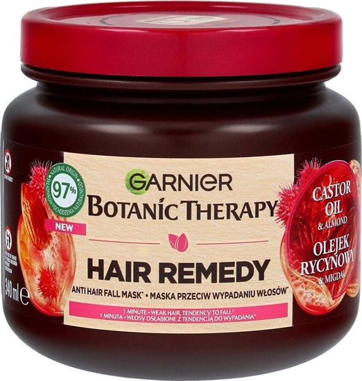 Picture of Garnier Botanic Therapy Maska przeciw wypadaniu wosów z olejkiem rycynowym 340ml
