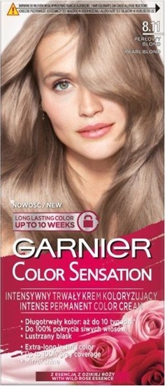 Изображение Garnier Garnier Color Sensation Krem koloryzujcy 8.11 Perowy Blond  1op.