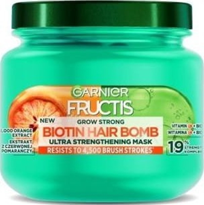 Изображение GARNIER_Fructis Hair Food maska do wosów suchych i normalnych Grow Strong 320ml