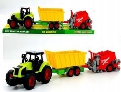 Attēls no Gazelo Traktor z maszynami rolniczymi