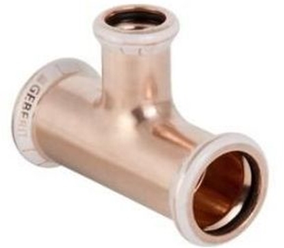 Picture of Geberit Mapress Kupfer - trójnik redukcyjny 28-22-28 (61261)