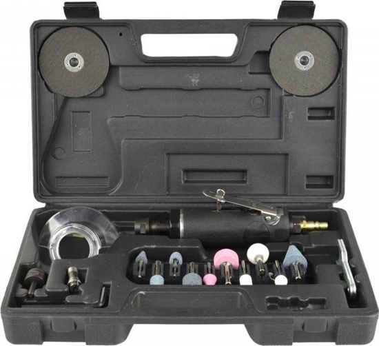 Picture of Geko SZLIFIERKA PNEUMATYCZNA TRZPIENIOWA 75MM Z AKCESORIAMI(10) G03142 GEKO