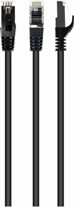Изображение Gembird GEMBIRD PP6A-LSZHCU-BK-10M patchcord RJ45 cat. 6A SFTP LSZH 10m czarny