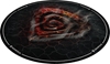 Picture of Genesis Tellur 400 Round Lava Floor Mat | Black