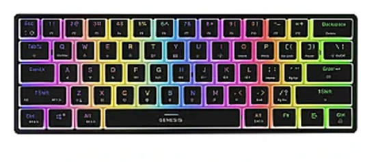 Picture of Genesis Thor 660 G2 60% Black RGB Gateron Red