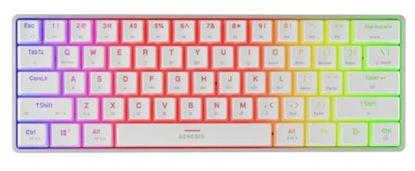 Picture of Genesis Thor 660 G2 60% White RGB Gateron Brown 