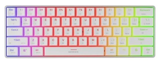 Picture of Genesis Thor 660 G2 60% White RGB Gateron Brown 