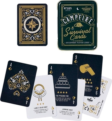 Attēls no Gentlemens Hardware Gra kempingowa Survival cards w puszce