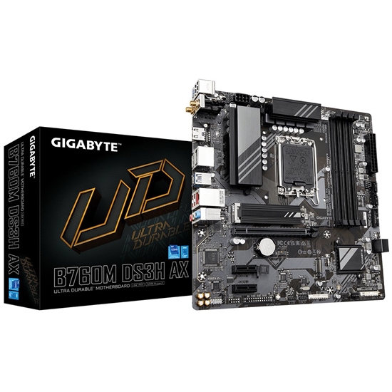 Picture of Gigabyte B760M DS3H AX (rev. 1.x) Intel B760 Express LGA 1700 micro ATX