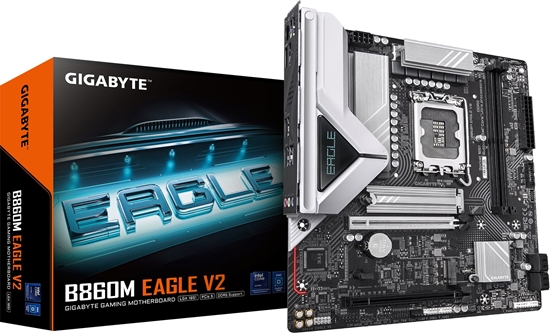 Picture of Mainboard|GIGABYTE|Intel B860 Express|LGA1851|Micro-ATX|Memory DDR5|Memory slots 2|B860MEAGLEV2