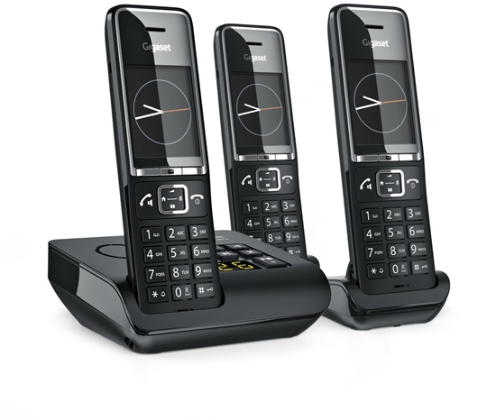 Picture of Gigaset COMFORT 550A trio black/chrome