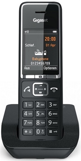 Изображение GIGASET WIRELESS PHONE COMFORT 550 BLACK CHROME (S30852-H3001-D204)