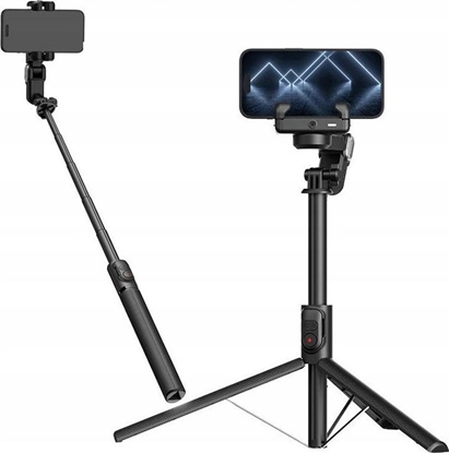 Picture of Gimbal Hohem Gimbal Statyw 160cm Selfie Stick Lampa Led Pilot ledzenie Gest Na Telefon / Aochuan M2 Pro