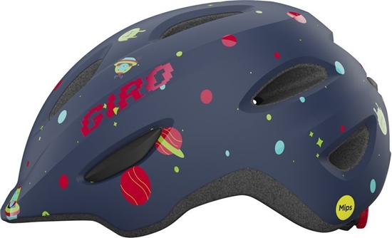 Picture of Giro Kask dziecicy juniorski GIRO SCAMP MIPS Rozmiar kasku: XS(45-49 cm), Wybierz kolor: Matte Midnight Space