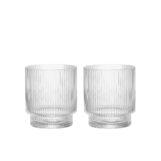 Picture of Glāzes Maku rievotas 310ml 2gab.