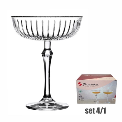 Attēls no Glāzes šampanieša Pasabahce Joy 245ml 4gab.