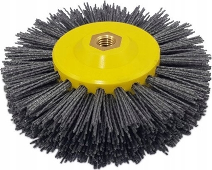 Attēls no Glob Szczotka do postarzania drewna z wókna ciernego fi 155mm z gwintem M14 granulacja 80