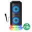 Attēls no Głośnik BT POWER AUDIO MT3183 Karaoke/Bluetooth 5.3/FM/MP3/MicroSD/USB/AUX/Jack 6.3/USB-C/Iluminacja/RMS 50W/PMPO 900W