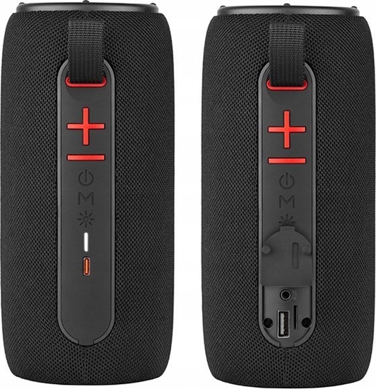 Изображение Głośnik Stripe TWS Bluetooth RGB Czarny