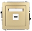 Picture of Gniazdo USB Karlik Deco 29DGUSB-7 pojedyncze C-C zote