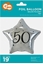 Изображение GoDan Balon foliowy 50-tka gwiazda srebrna