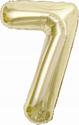 Picture of GoDan Balon foliowy B&C cyfra 7 szampaska 85 cm AA
