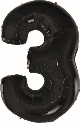 Изображение GoDan Balon foliowy B&C czarny 92cm