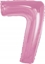 Изображение GoDan Balon foliowy cyfra 7 jasnoróowa Smart 92cm
