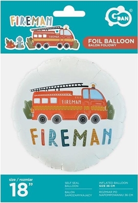 Attēls no GoDan Balon foliowy Fireman okrgy