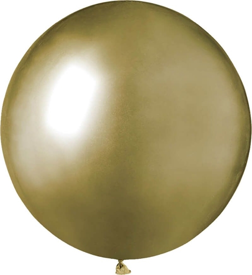 Picture of GoDan Balon lateksowy - shiny zoty - 48 cm uniwersalny