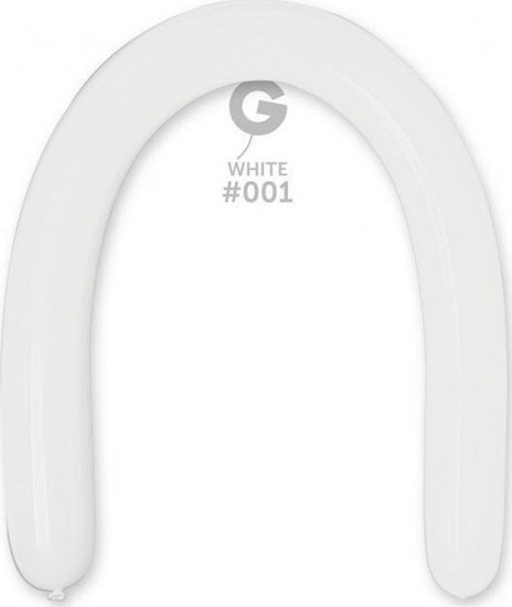 Изображение GoDan Balony do modelowania biae rurki 100szt