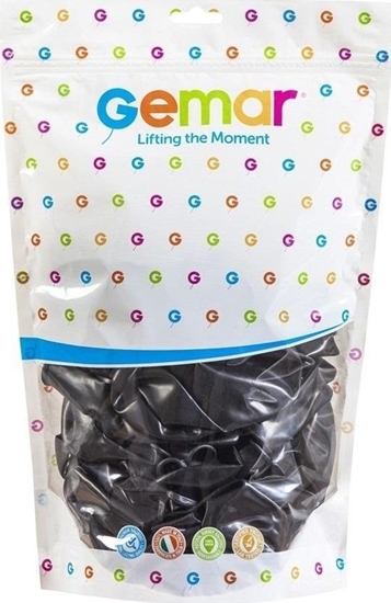 Picture of GoDan Balony metaliczne czarne 33cm 50szt