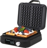 Изображение Adler Waffle Maker with LED Display | AD 3087 | 2200 W | Number of pastry 2 | Belgium | Black
