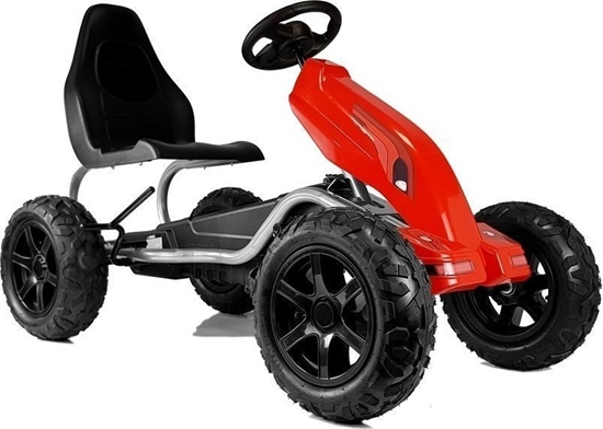 Picture of Gokart na Peday B012 Pompowane Koa Czerwony