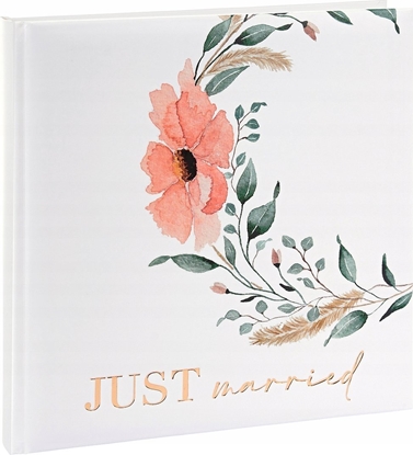 Attēls no Goldbuch Album 08003 Just married 30x31 60 pages | corners/stickers |