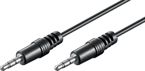 Picture of Goobay AUX audio connector cable 50449 3.5 mm male (3-pin, stereo), 3.5 mm male (3-pin, stereo)