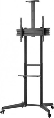 Изображение Goobay Floor stand | 59508 TV Presentation Stand Pro (Size L) | Adjustable Height, Tilt | 37-70 " | Black