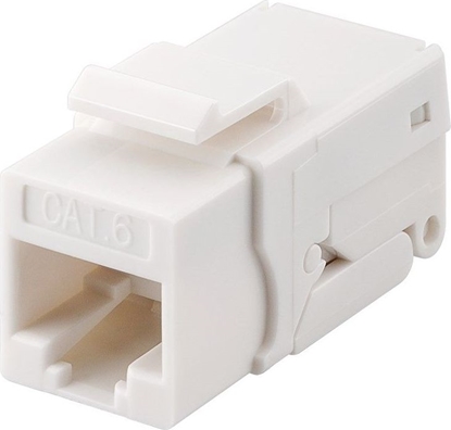 Изображение Goobay Goobay 95742 Keystone module RJ45 CAT 6, UTP, 250 MHz, white