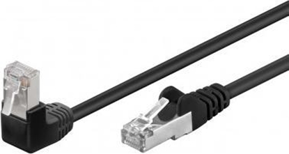 Изображение Goobay goobay Patchk CAT5e F/UTP 90° black 5,00m - 94190